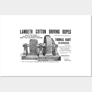 Thomas Hart - Lambeth Cotton Driving Ropes - 1910 Vintage Advert Posters and Art